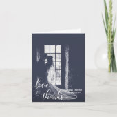 スクリプト LOVE & THANKS ウェディング ノートカード | フォト (正面)