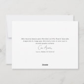 スクリプトHispanic Christmas Feliz Navidad写真 シーズンカード (裏面)