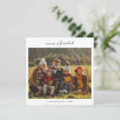 スクリプトHispanic Feliz Navidad写真クリスマス シーズンカード (スタンド正面)