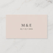 スクリプトQRコードレジストリ結婚のエンクロージャカード エンクロージャーカード (裏面)