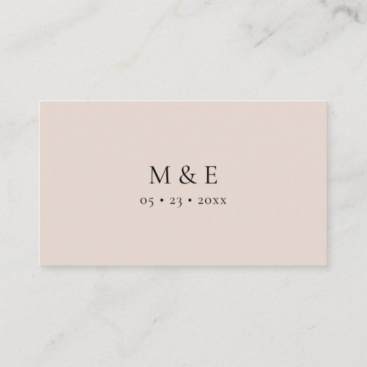 スクリプトQRコードレジストリ結婚のエンクロージャカード エンクロージャーカード (裏面)