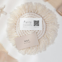 スクリプトQRコードレジストリ結婚のエンクロージャカード エンクロージャーカード