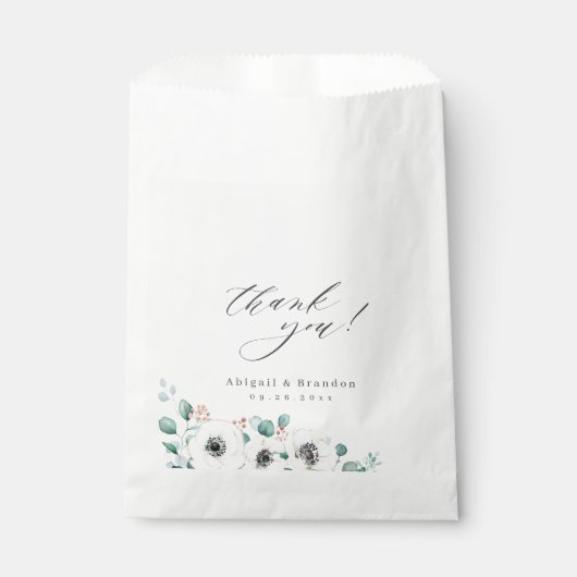 スクリプトrustic anemoneのフローラ結婚 フェイバーバッグ (正面)