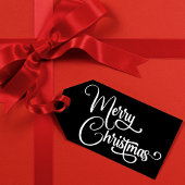 スクリプパーソナライズされたトエレガント・メリークリスマスカスタム ギフトタグ