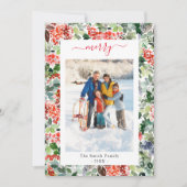 スクリプパーソナライズされたトメリーフォトフラットホリデーカード シーズンカード (正面)