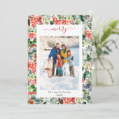 スクリプパーソナライズされたトメリーフォトフラットホリデーカード シーズンカード (スタンド正面)