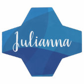 スクリプパーソナライズされたト女の子の名前のユニークスポーツギフト サッカーボール (フラット)