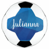 スクリプパーソナライズされたト女の子の名前のユニークスポーツギフト サッカーボール (正面)