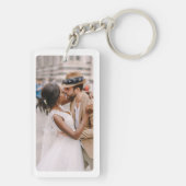 スクリプパーソナライズされたト2枚フォト文字両面 キーホルダー (裏面)