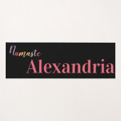 スクリプパーソナライズされたト ヨガマット (正面(横))