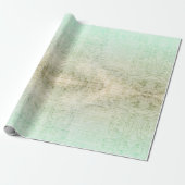 スクリプビクトリアントフローラダマスコミントクリーム金ゴールド ラッピングペーパー (アンロールド)