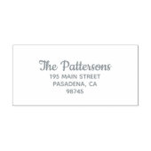 スクリプファンシートファミリ名差出人住所 セルフインキングスタンプ (デザイン)