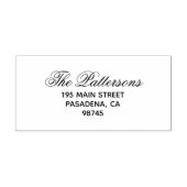 スクリプファンシートファミリ名差出人住所 セルフインキングスタンプ (デザイン)