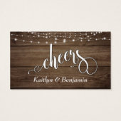 スクリプファンシート素朴、木材&ライト飲料チケット2 (裏面)