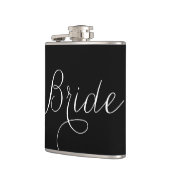 スクリプファンシート花嫁{黒と白} フラスク (左)