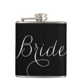 スクリプファンシート花嫁{黒と白} フラスク (正面)