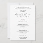 スクリプファンシート2写真コラージュ卒業 招待状 (裏面)