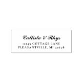 スクリプフォーマルト結婚の差出人住所 ラバースタンプ (インプリント)