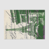 スクリプフランスのトのパリエッフェル塔の凱旋門 薄葉紙 (正面)