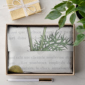 スクリプフランスのトデイジーフラワーヴィンテージ文字の分離 薄葉紙 (ギフト)