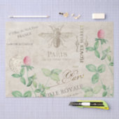 スクリプフランスのトビーピンククローバーフラワーハニーミュージック 薄葉紙 (クラフト)