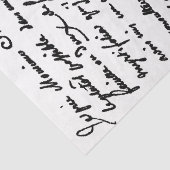 スクリプフランスのトヴィンテージ文字ボタニーデコパージュ 薄葉紙 (詳細)