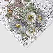 スクリプフランスのトヴィンテージ花鳥はがき 薄葉紙 (詳細)