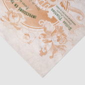 スクリプフランスのト白バラの花エフエマラのデコップページ 薄葉紙 (詳細)