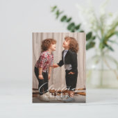 スクリプミニマルトのクリスマス応援祝日はがき シーズンポストカード (スタンド正面)