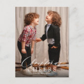 スクリプミニマルトのクリスマス応援祝日はがき シーズンポストカード (正面)