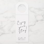 スクリプミニマルトの開始メッセージ ボトルネックタグ (正面)