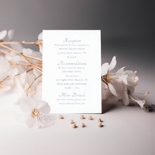 スクリプミニマルトエレガントエンクロージャカード エンクロージャーカード