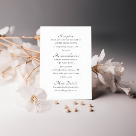 スクリプミニマルトエレガントエンクロージャカード エンクロージャーカード