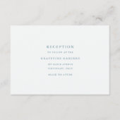 スクリプミニマルトエレガント披露宴エンクロージャカード エンクロージャーカード (正面)