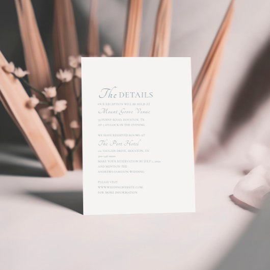 スクリプミニマルトエレガント詳細 エンクロージャーカード