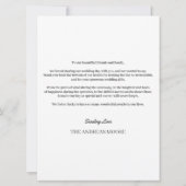 スクリプミニマルト結婚のサンキューカード (裏面)