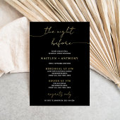 スクリプミニマルト結婚のリハーサルのディナー実在 箔招待状