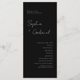 スクリプミニマルト結婚式 プログラム