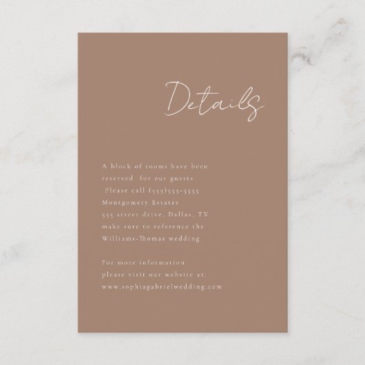 スクリプミニマルト詳細エンクロージャカード エンクロージャーカード (正面)