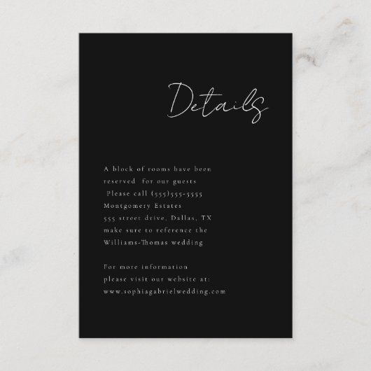 スクリプミニマルト詳細エンクロージャカード エンクロージャーカード (正面)