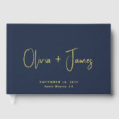 スクリプミニマルトNavy Blue結婚's ゲストブック (正面)