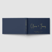 スクリプミニマルトNavy Blue結婚's ゲストブック (全面)