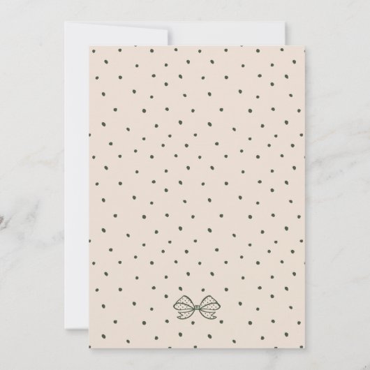 スクリプメリートエレガントシックなクリスマスボウアーチフォト シーズンカード (裏面)