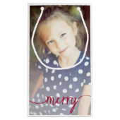 スクリプメリートカスタム抱き枕/赤 スモールペーパーバッグ (裏面)