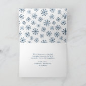 スクリプメリートクリスマスフォトコラージホリデーカード シーズンカード (内部)