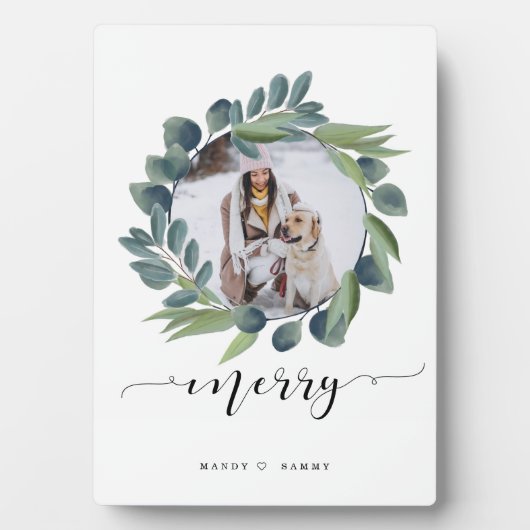 スクリプメリートファミリークリスマスフォトリースフレーム フォトプラーク (正面)