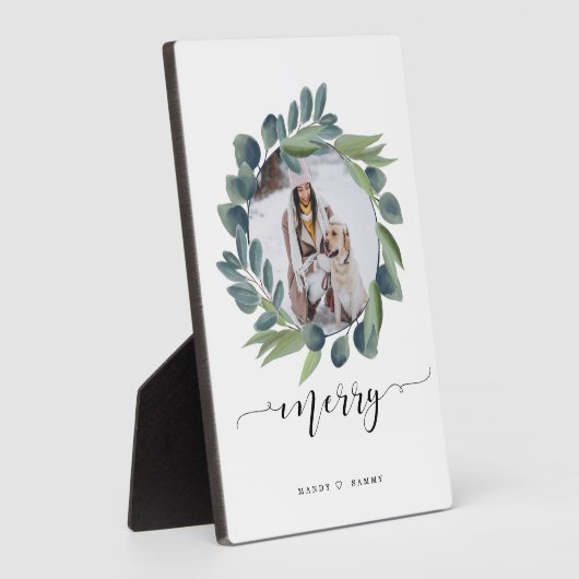 スクリプメリートファミリークリスマスフォトリースフレーム フォトプラーク (側面)