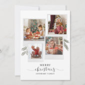 スクリプメリート写真コラージュのクリスマスコラージュ シーズンカード (正面)