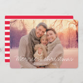 スクリプメリート・クリスマス・フォト・カード 案内状 (正面/裏面)