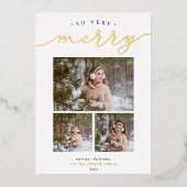 スクリプメリート |フォトコラージュ 箔シーズンカード (正面)